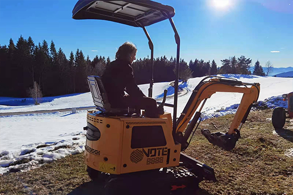Explanation of operation specifications of ultra-small excavators: